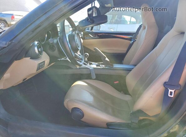 JM1NDAD71G0108290 2016 MAZDA MX-5 Black Front interior view