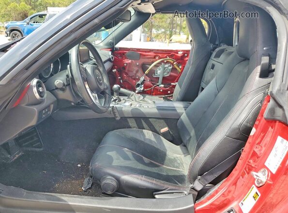 JM1NDAD71G0116440 2016 MAZDA MX-5 Red Front interior view