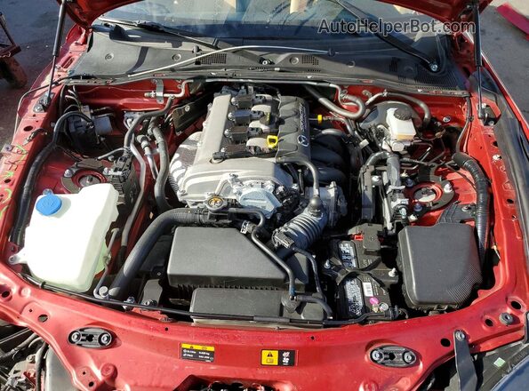 JM1NDAD72G0102028 2016 MAZDA MX-5 Red Rear interior view