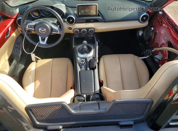JM1NDAD72G0102028 2016 MAZDA MX-5 Red Dashboard view