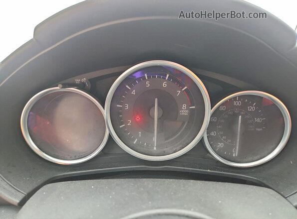 JM1NDAD72J0200676 2018 MAZDA MX-5 White Widok zestawu wskaźników