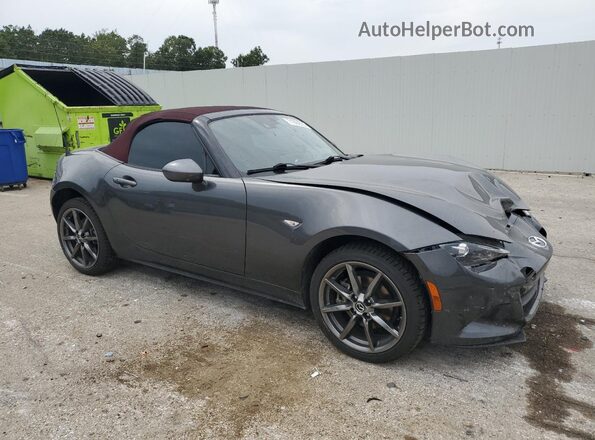 JM1NDAD72J0203206 2018 MAZDA MX-5 Charcoal Delantero derecho