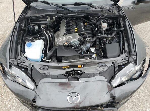 JM1NDAD72J0203206 2018 MAZDA MX-5 Charcoal Vista interior trasera