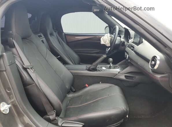 JM1NDAD72J0203206 2018 MAZDA MX-5 Charcoal Vista de los asientos traseros