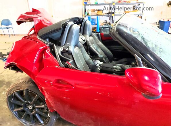 JM1NDAD73M0451808 2021 MAZDA MX-5 Бордовый Вид задних сидений