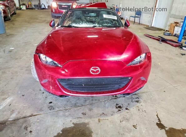 JM1NDAD73M0451808 2021 MAZDA MX-5 Бордовый Вид спереди