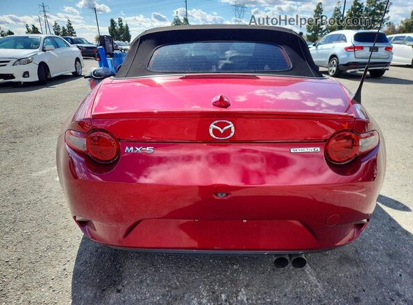 JM1NDAD75P0561862 2023 MAZDA MX-5 Red უკანა ხედი