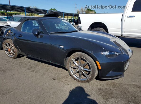 JM1NDAD76M0458204 2021 MAZDA MX-5 Black Przód prawy
