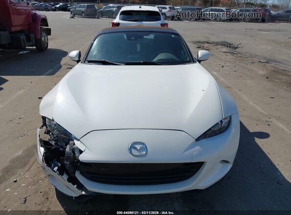 JM1NDAD77K0305327 2019 MAZDA MX-5 MIATA White Vista del cuadro de instrumentos