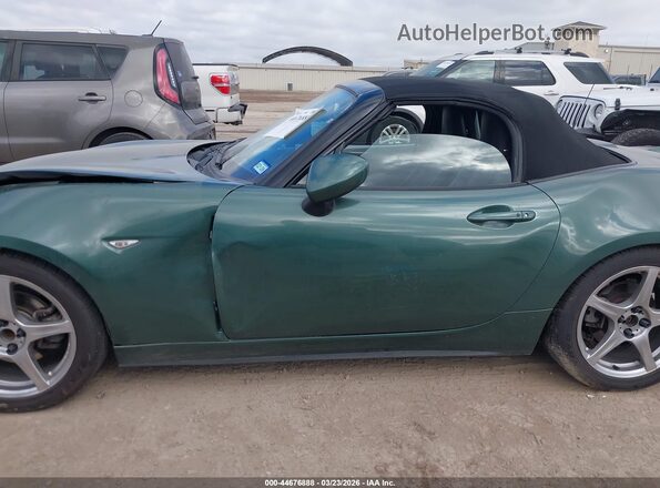 JM1NDAD78G0104253 2016 MAZDA MX-5 MIATA Green Widok wnętrza z tyłu