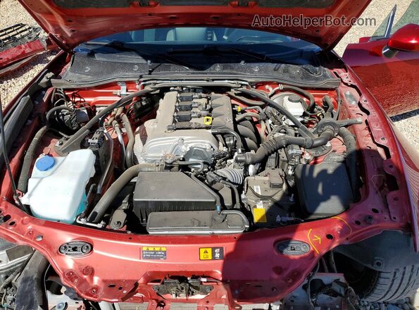 JM1NDAD78P0551939 2023 MAZDA MX-5 Red Вид задньої частини салону