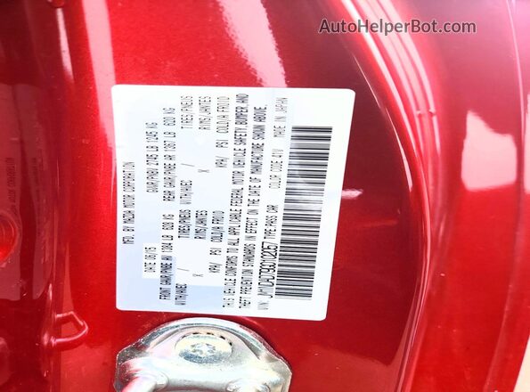 JM1NDAD79G0102057 2016 MAZDA MX-5 Red VIN sticker view
