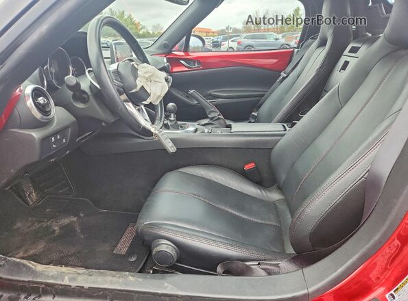 JM1NDAD79G0102057 2016 MAZDA MX-5 Red Front interior view