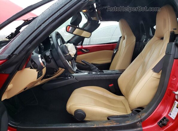 JM1NDAD79H0124805 2017 MAZDA MX-5 Red Սալոնի դիմացի տեսք