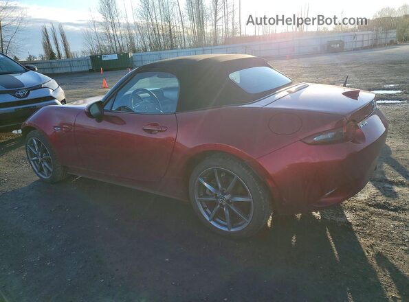 JM1NDAD79N0508546 2022 MAZDA MX-5 Red უკანა მარცხენა
