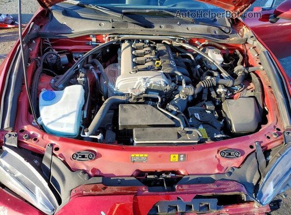 JM1NDAD79N0508546 2022 MAZDA MX-5 Red უკანა სალონის ხედი