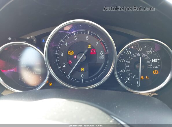 JM1NDAD7XG0102679 2016 MAZDA MX-5 MIATA Red Вид задніх сидінь