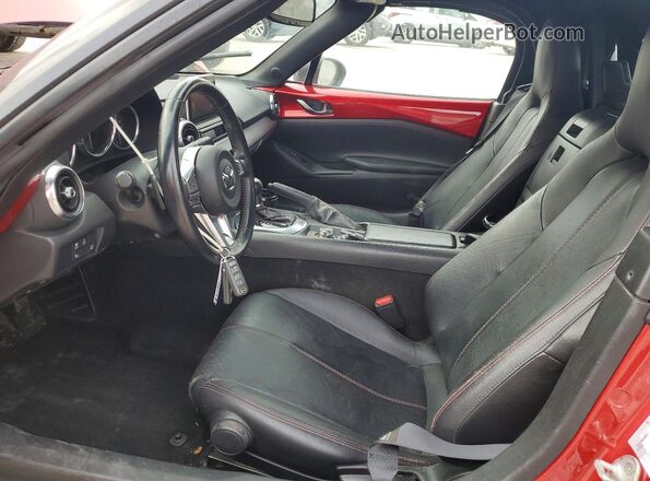 JM1NDAD7XG0119630 2016 MAZDA MX-5 Красный Вид салона спереди