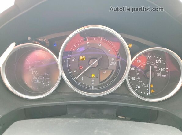JM1NDAD7XG0119630 2016 MAZDA MX-5 Красный Вид щитка приборов