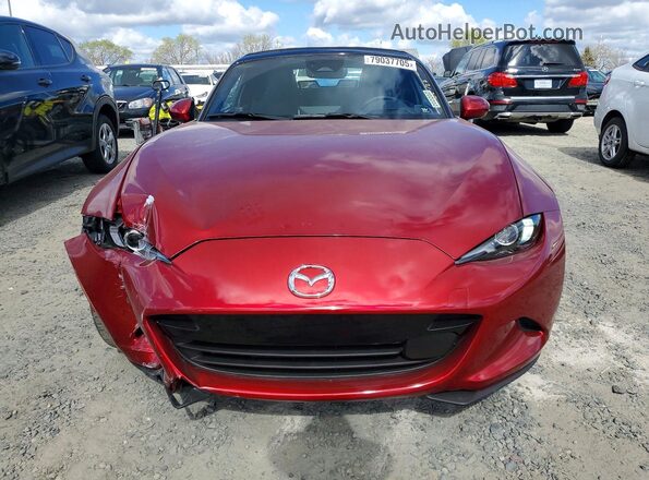 JM1NDAD7XS0657785 2025 MAZDA MX-5 Red Vista frontal