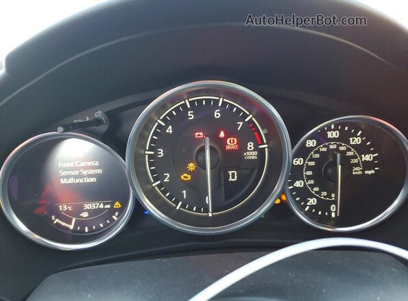 JM1NDAJ75L0417906 2020 MAZDA MX-5 White ხელსაწყოთა პანელის ხედი