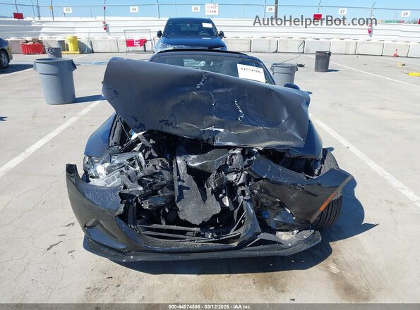 JM1NDAL70H0100684 2017 MAZDA MX-5 MIATA RF Black წინა პანელის ხედი