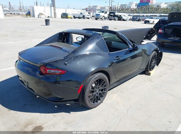 JM1NDAL70H0100684 2017 MAZDA MX-5 MIATA RF Black უკანა მარჯვენა