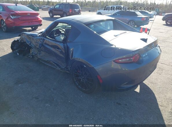 JM1NDAL70H0101365 2017 MAZDA MX-5 MIATA RF Gray Rear left