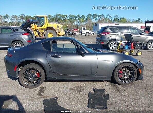 JM1NDAL70H0101365 2017 MAZDA MX-5 MIATA RF Gray Rear interior view