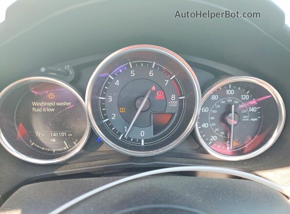 JM1NDAL72J0200792 2018 MAZDA MX-5 Silver Вид щитка приладів