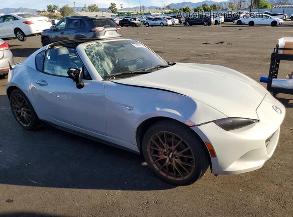 JM1NDAL72J0200792 2018 MAZDA MX-5 Silver Передня права чверть