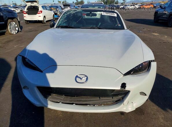 JM1NDAL72J0200792 2018 MAZDA MX-5 Silver Вид спереду