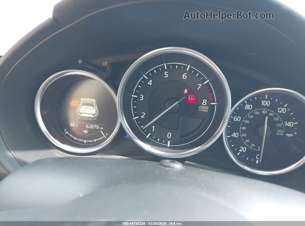 JM1NDAL76K0307605 2019 MAZDA MX-5 MIATA RF Gray Widok tylnych siedzeń