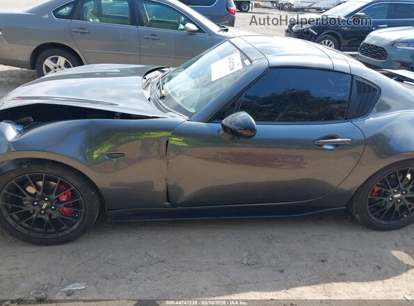 JM1NDAL76K0307605 2019 MAZDA MX-5 MIATA RF Gray Widok wnętrza 360 stopni