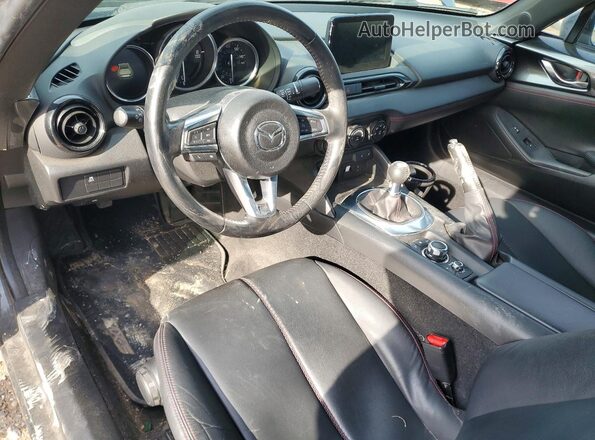JM1NDAL79K0303726 2019 MAZDA MX-5 Charcoal Vista del salpicadero