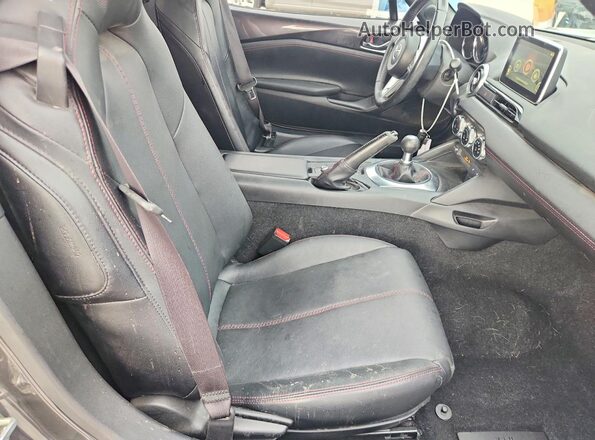 JM1NDAM70H0109271 2017 MAZDA MX-5 Gray Հետևի նստատեղերի տեսք