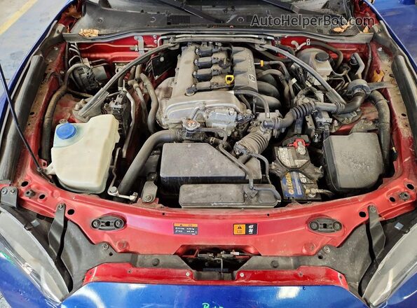 JM1NDAM70K0304326 2019 MAZDA MX-5 Blue Rear interior view