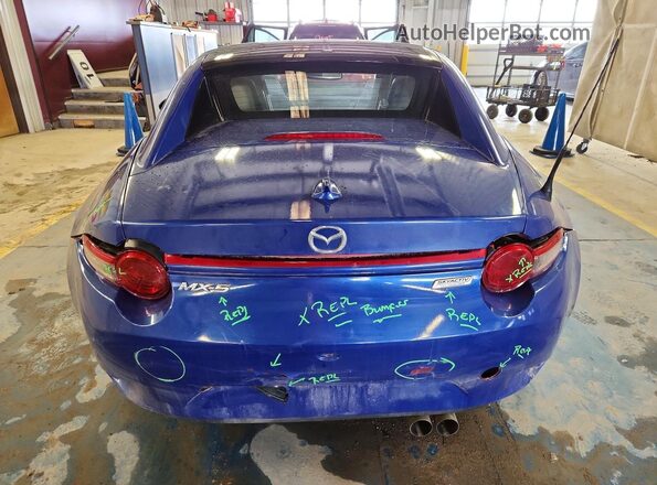 JM1NDAM70K0304326 2019 MAZDA MX-5 Blue Rear view
