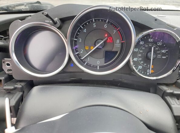 JM1NDAM71H0107044 2017 MAZDA MX-5 Gray ხელსაწყოთა პანელის ხედი