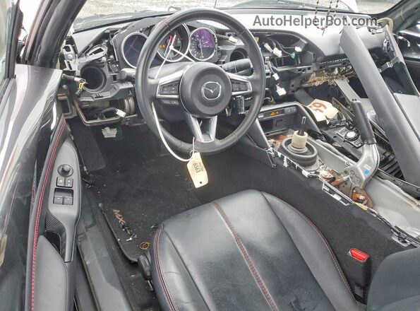 JM1NDAM71H0107044 2017 MAZDA MX-5 Gray წინა პანელის ხედი