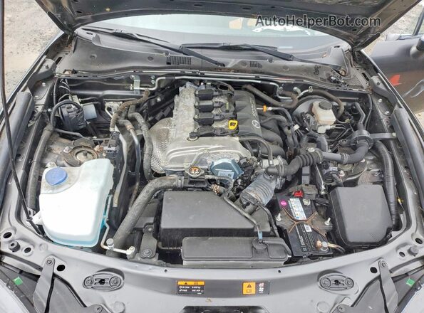 JM1NDAM71H0107044 2017 MAZDA MX-5 Gray უკანა სალონის ხედი