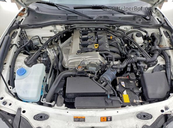 JM1NDAM71M0450768 2021 MAZDA MX-5 Белый Вид задней части салона