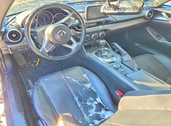 JM1NDAM72H0106243 2017 MAZDA MX-5 Black Առջևի վահանակի տեսք