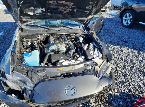 JM1NDAM72H0106243 2017 MAZDA MX-5 Black Սալոնի հետևի տեսք