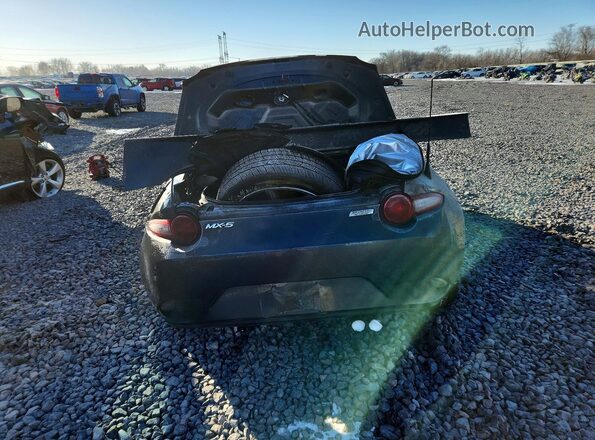 JM1NDAM72H0106243 2017 MAZDA MX-5 Black Հետևի տեսք