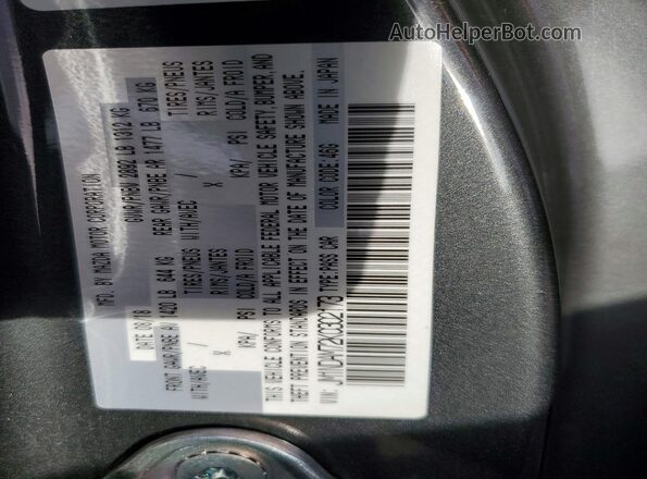 JM1NDAM72K0302173 2019 MAZDA MX-5 Gray Engine compartment view