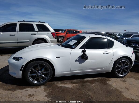 JM1NDAM72M0453226 2021 MAZDA MX-5 MIATA RF White Vista interior de 360 grados