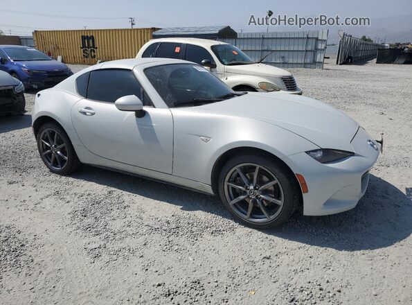 JM1NDAM73H0103268 2017 MAZDA MX-5 Серебряный Передняя правая четверть