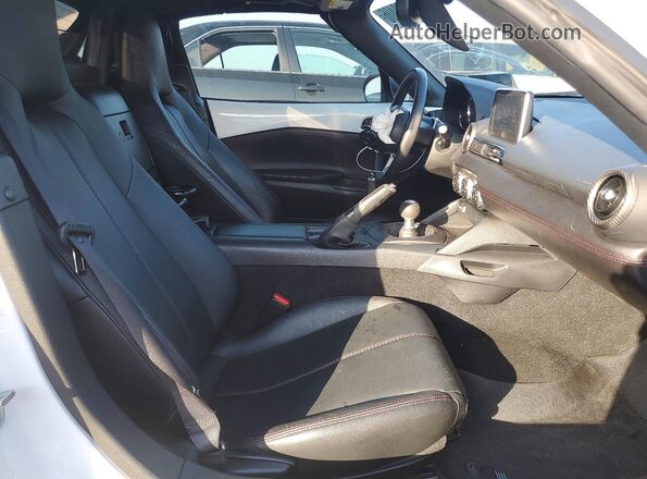 JM1NDAM73H0107403 2017 MAZDA MX-5 White Rear seats view