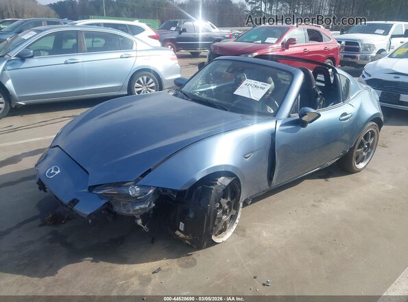 JM1NDAM73H0108115 2017 MAZDA MX-5 MIATA RF Синий Передняя левая четверть